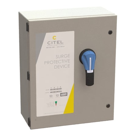 Citel Surge Protection Device, 3 Phase, 480V, 3 Wires MDS300E-480D